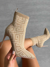 Stiletto Sock Ankle Boots